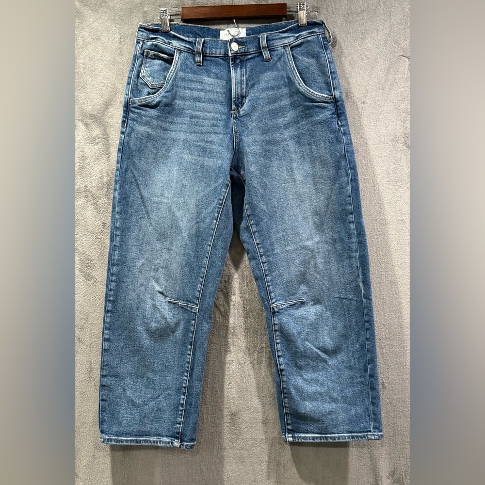 Dear John Women’s Size 29 Lasso Barrel Fit Western Hue Blue High Rise Jeans